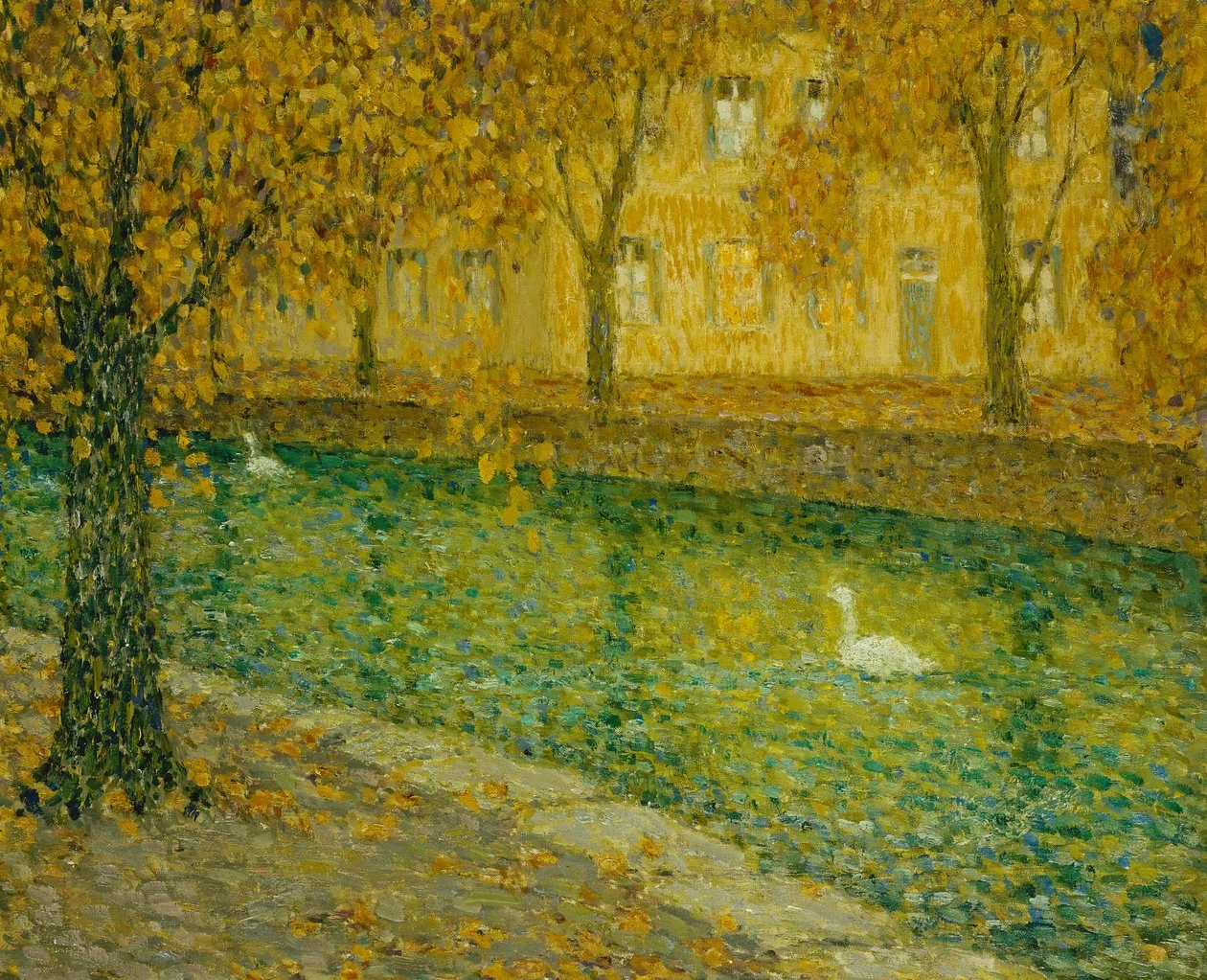 Henri Le Sidaner - Il canale, Annecy
